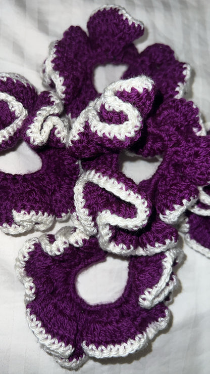 2 Tone Crochet Scrunchie